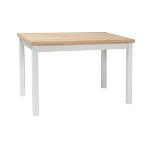 BONO jedálenský stôl 120x68 cm, dub/biely matný
