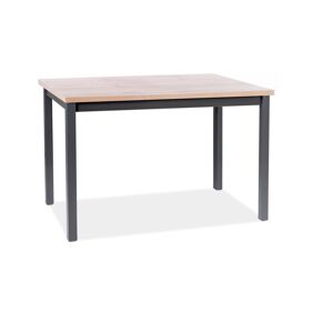 BONO jedálenský stôl 120x68 cm, dub  Wotan / čierna