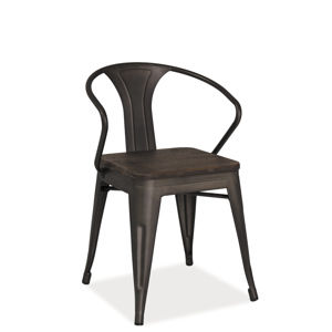 SALVA stolička, orech/grafit