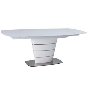 MARCUS jedálenský stôl 100x140 cm, biely lesk