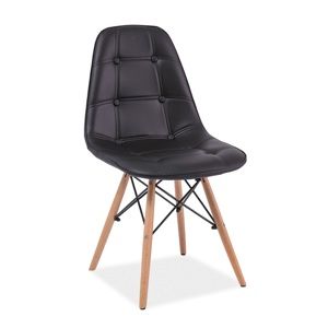 Jedálenská stolička LEXA, buk/čierna