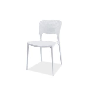 SAXO plastová stolička, biela