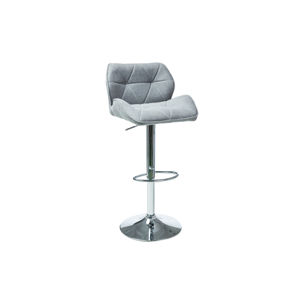 REMZI C122 barová stolička, sivá
