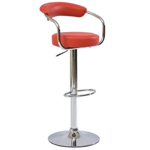 KROKUS C-231 barová stolička, červená