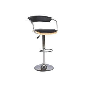 CB-973 barová stolička, dub/čierna