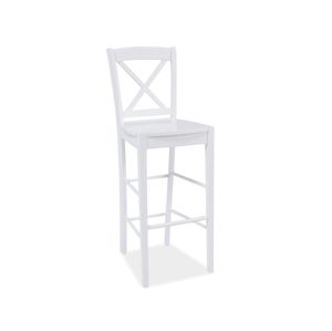 KD-964 barová stolička, biela