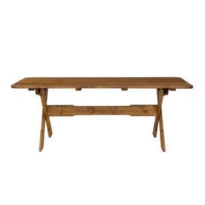 MOUL118 drevený záhradný stôl, dub