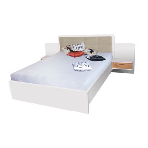BANDI manželská posteľ so stolíkmi EF1L