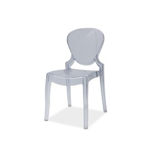 ELMA jedálenská stolička, transparentná