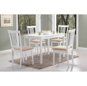FORD jedálenský stôl 80x60 cm, biely