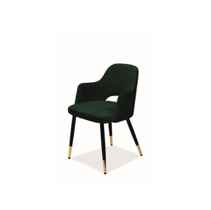 FRENKEY jedálenská stolička, zelená, čierna
