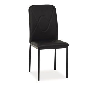 Jedálenská stolička HK-623, čierna/čierna