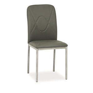 Jedálenská stolička HK-623, sivá/sivá