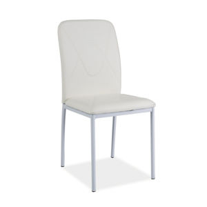 Jedálenská stolička HK-623, biela/biela