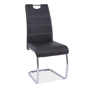 Jedálenská stolička HK-666, čierna
