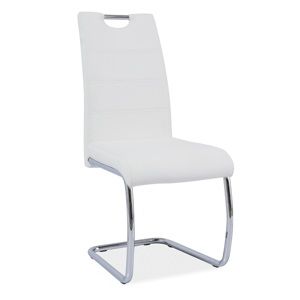 Jedálenská stolička HK-666, biela