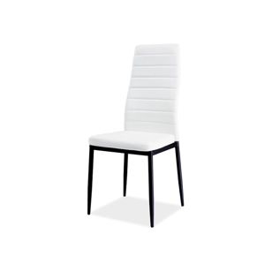 Jedálenská stolička VERME, biela/čierna