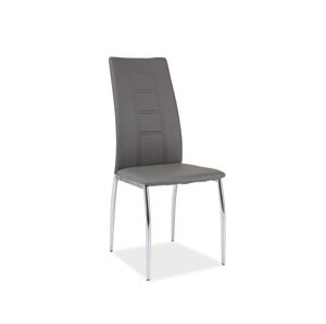 Dizajnová jedálenská stolička HK-880, sivá