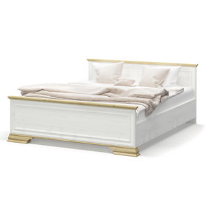 JARMANKA manželská posteľ 160, borovica/dub zlatý
