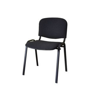 Čalúnená stolička ISSO, čierna