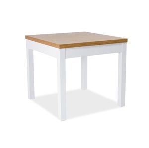 KENTUCKY jedálenský stôl 80x80 cm, buk/biela