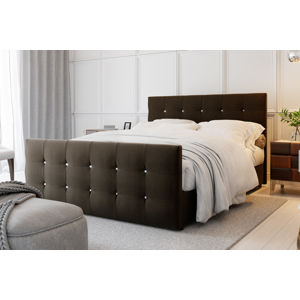 CROATA čalúnená manželská posteľ 160 x 200 cm, COSMIC 800