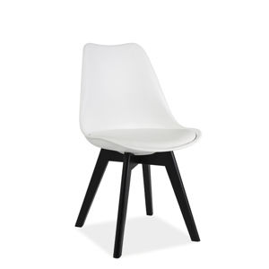 CRIS II jedálenská stolička, čierna/biela