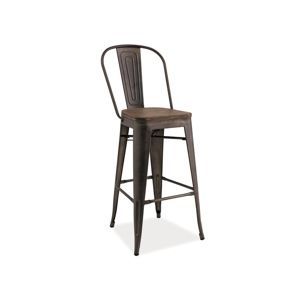 LIFT barová stolička, orech/grafit