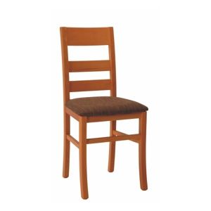 Drevená stolička LORI s čalúneným sedadlom