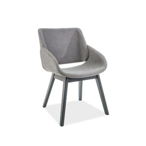 NEXT čalúnená stolička, šedá/grafit