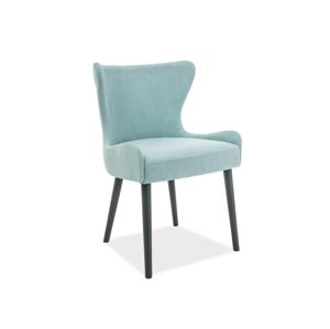 TASSO čalúnená stolička, modrá/grafit