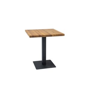 OPUR stôl 80x80 cm, prírodná dýha