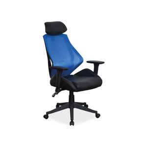 K-406 kancelárske kreslo, čierno-modré