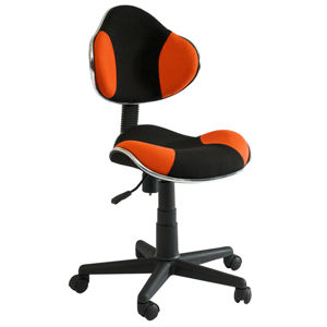 SK G2 kancelárske kreslo, oranžovo-čierne