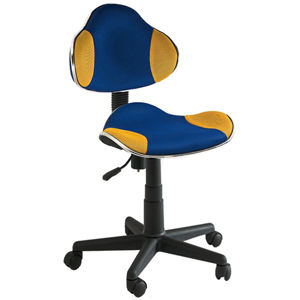 SK G2 kancelárske kreslo, modro-žlté