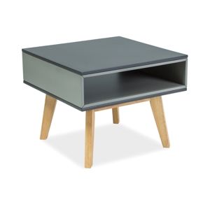 >> MORA konferenčný stolík 60x60 cm, dub/grafit 