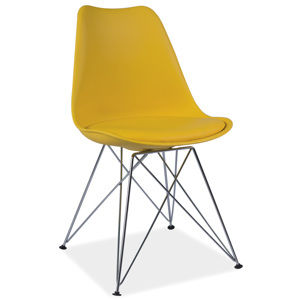 >> TIMO jedálenská stolička, žltá