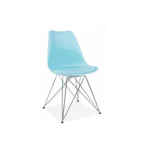 TIMEA jedálenská stolička, modrá