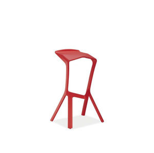 Barová stolička FOLT, červená